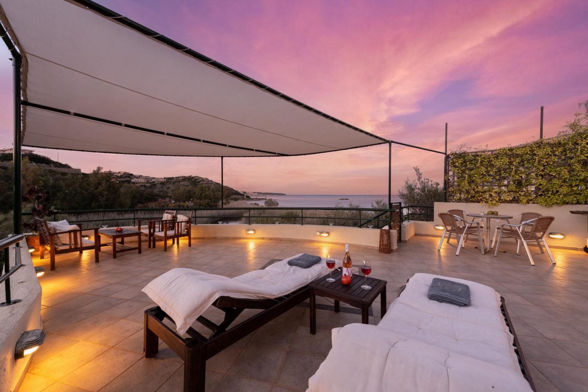 Coastal Dream Beachview Jacuzzi& Sauna Amoudara  Exterior foto