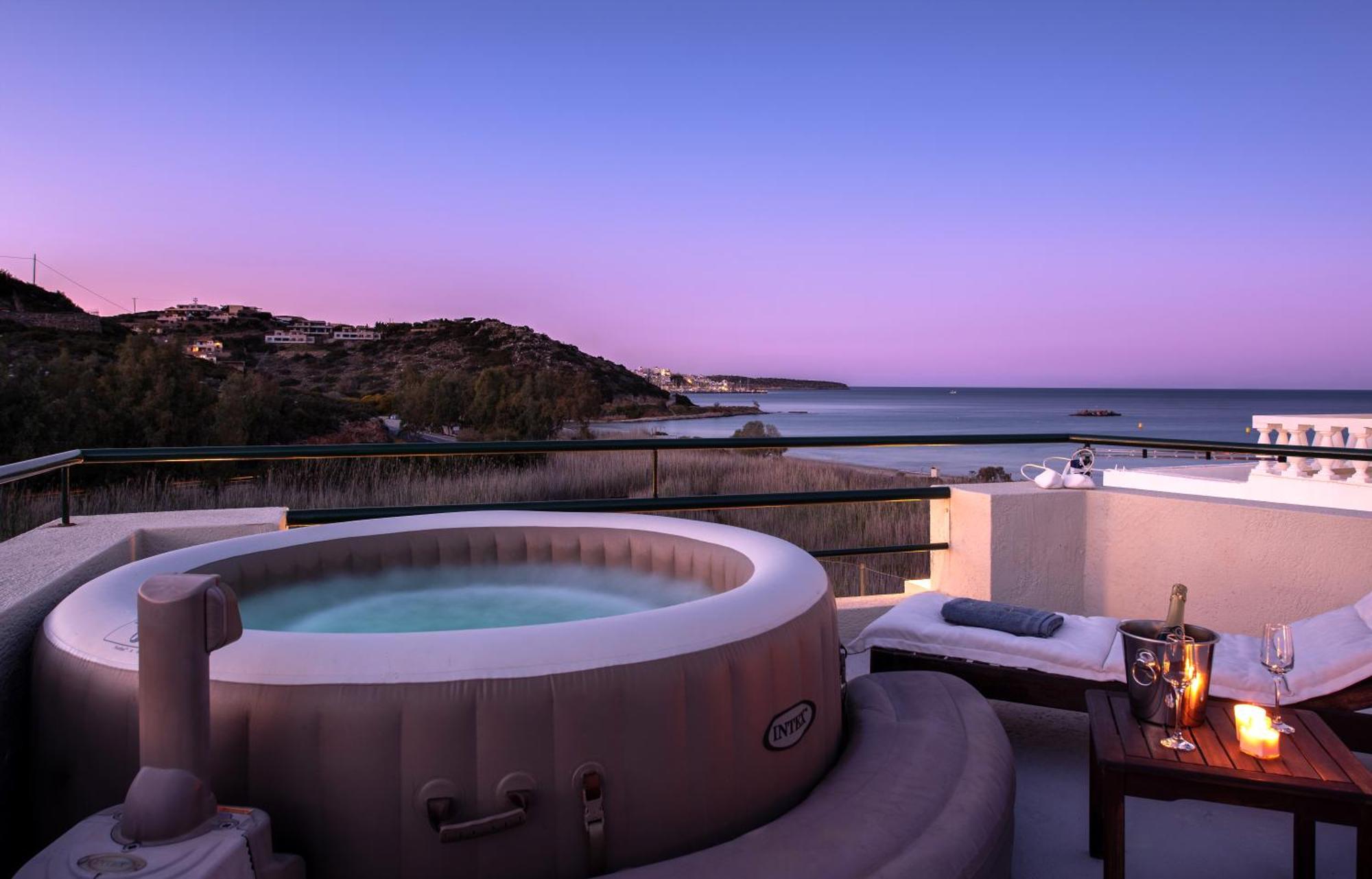 Coastal Dream Beachview Jacuzzi& Sauna Amoudara  Exterior foto