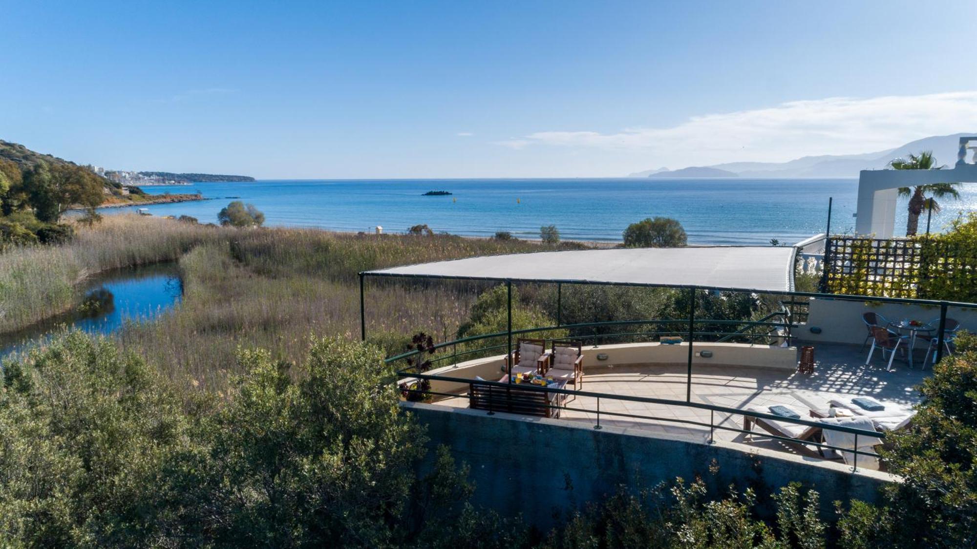 Coastal Dream Beachview Jacuzzi& Sauna Amoudara  Exterior foto