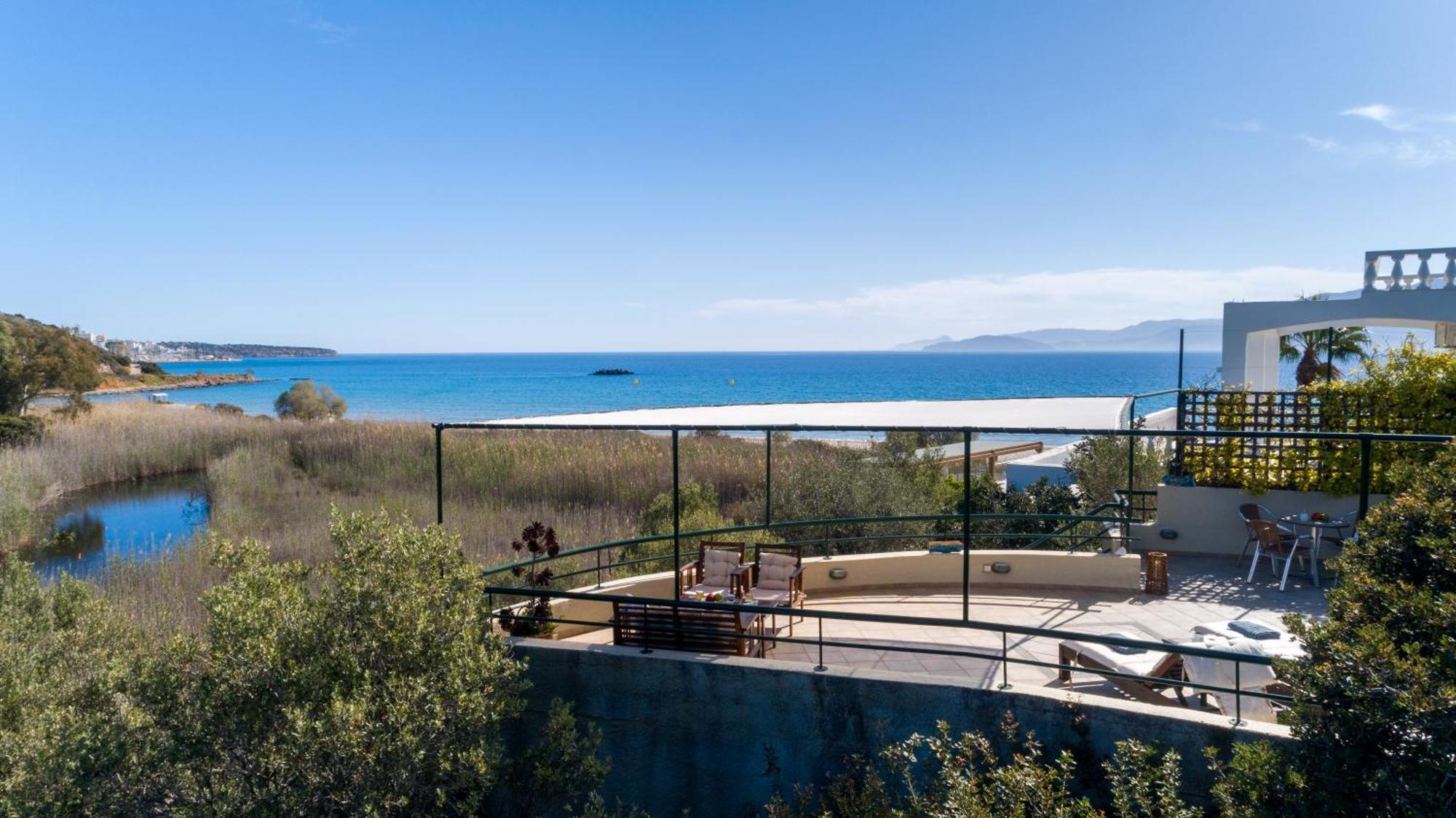 Coastal Dream Beachview Jacuzzi& Sauna Amoudara  Exterior foto