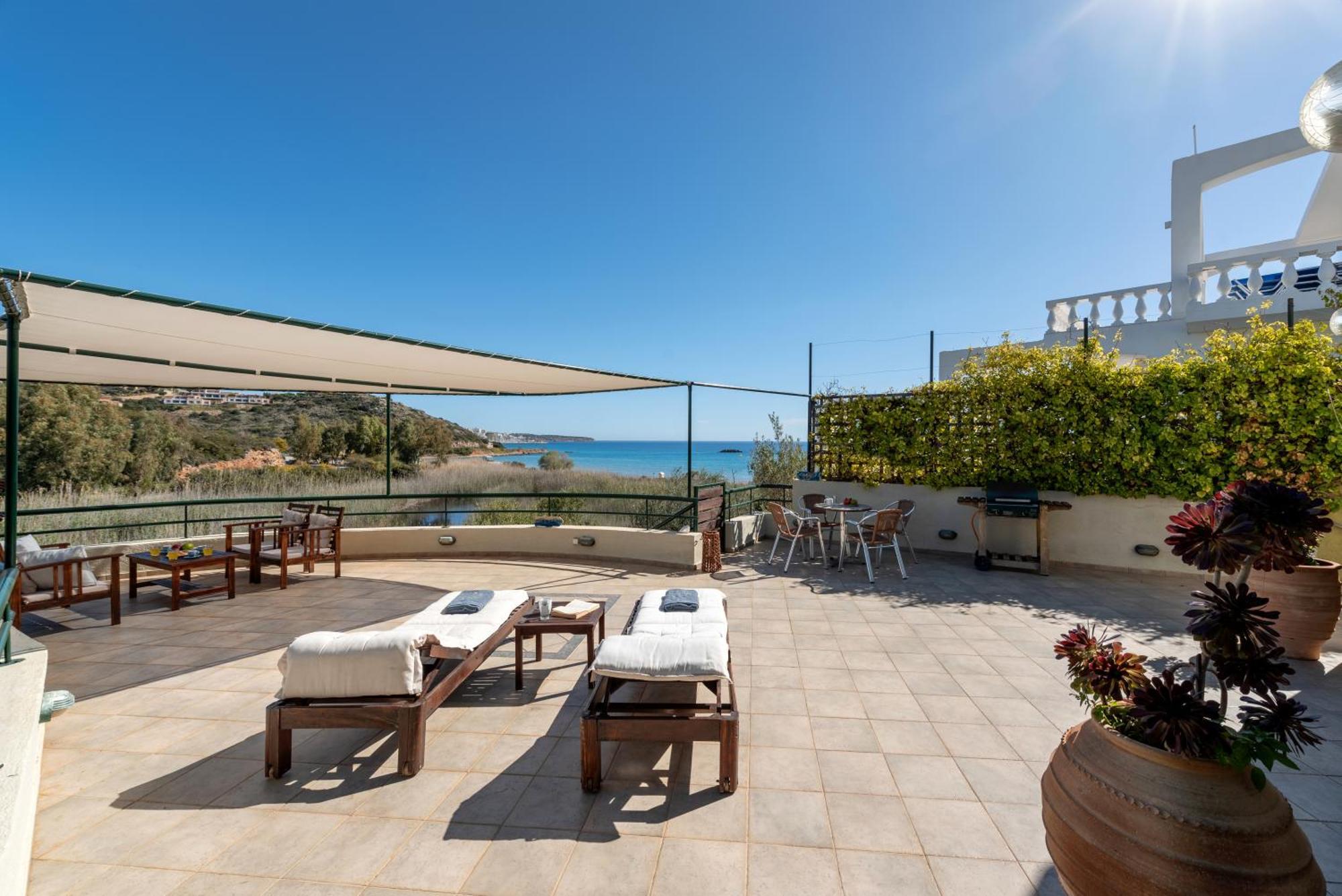 Coastal Dream Beachview Jacuzzi& Sauna Amoudara  Exterior foto
